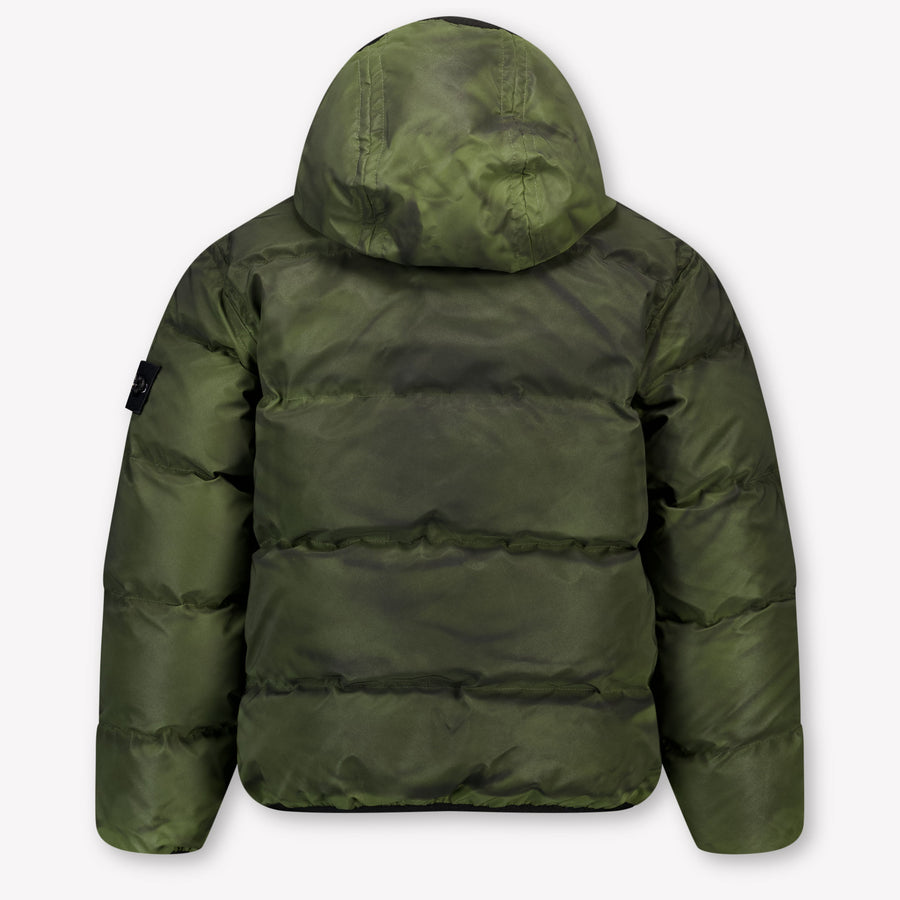 Stone Island Kinder Jongens Winterjas In Army