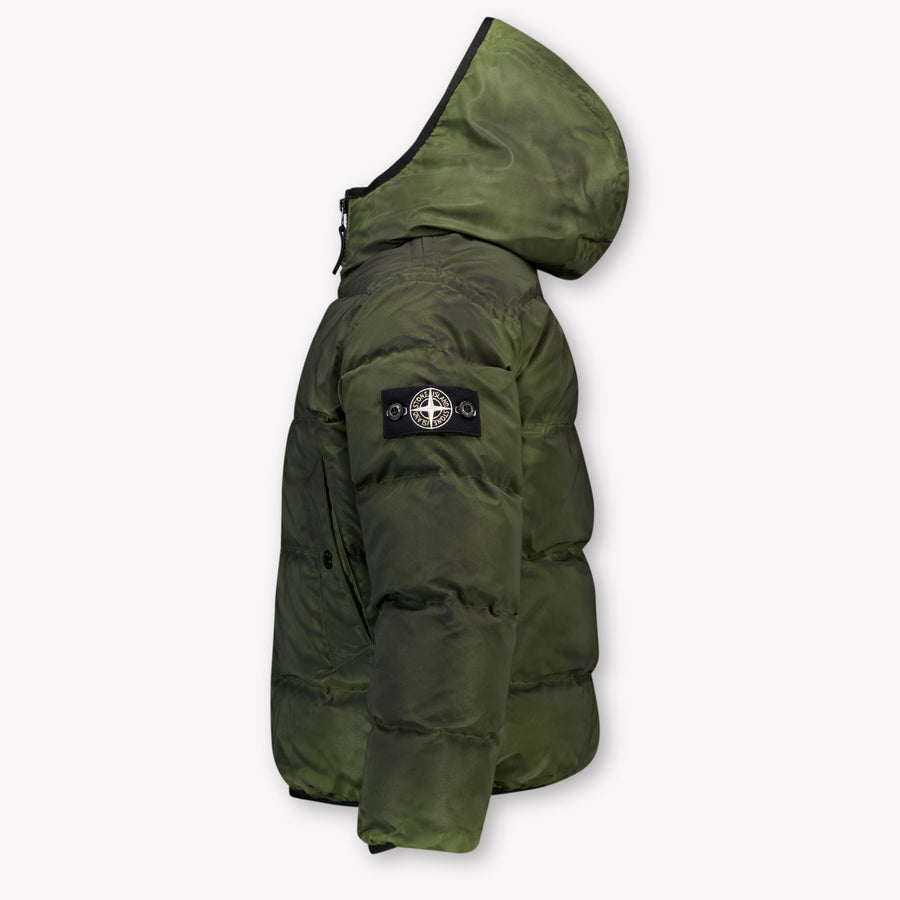 Stone Island Kinder Jongens Winterjas In Army