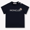 Moncler Baby Jongens T-Shirt In Navy