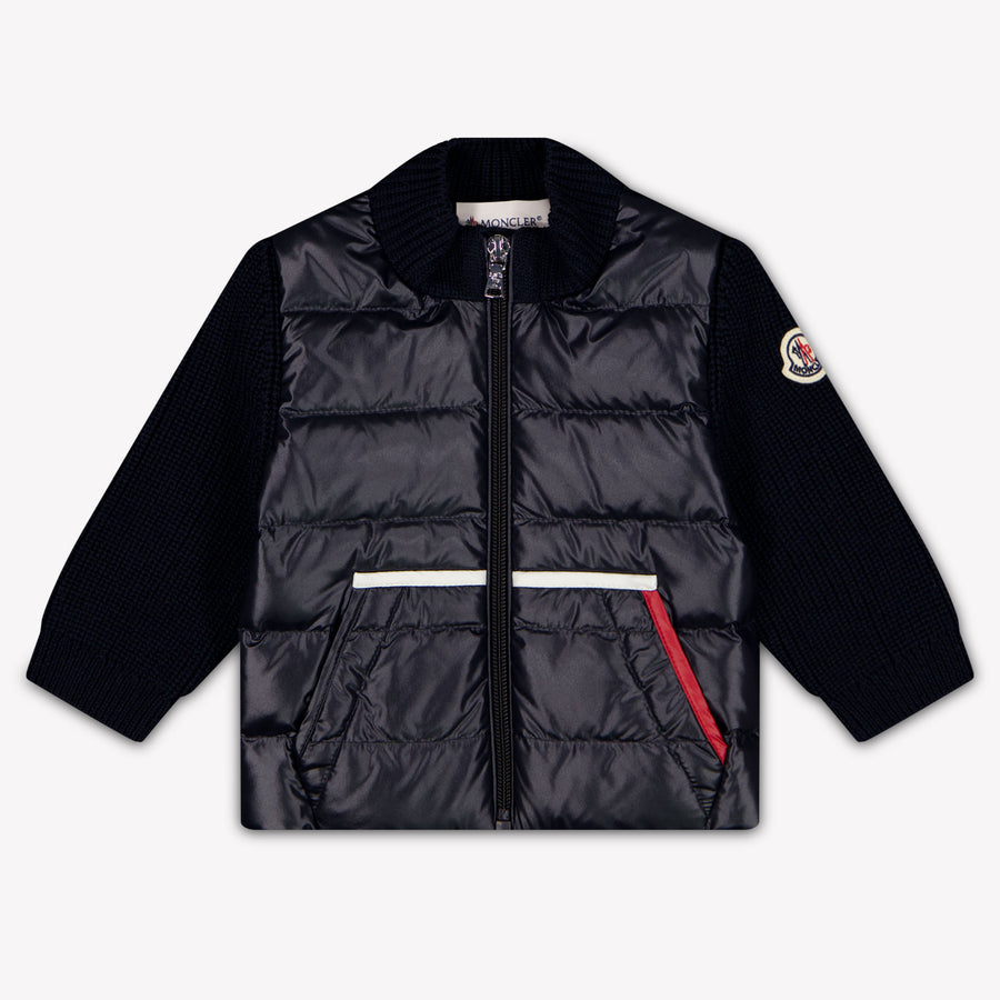 Moncler Baby Jongens Vest In Navy