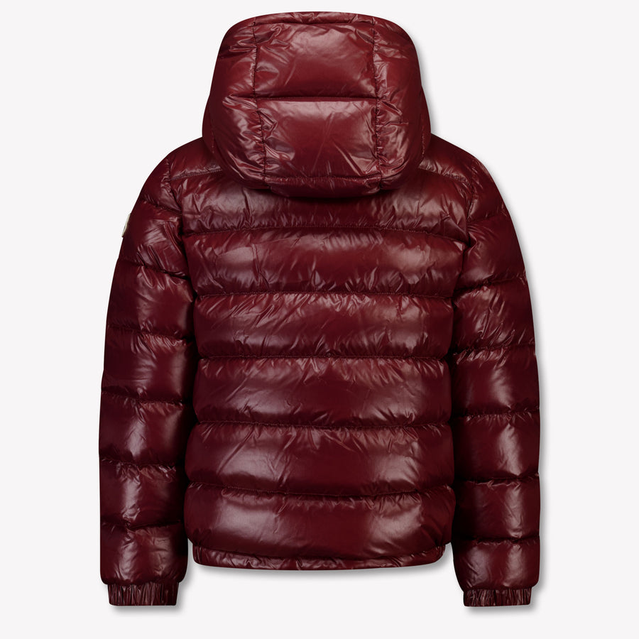 Moncler New Aubert Kinder Jongens Winterjas In Bordeaux