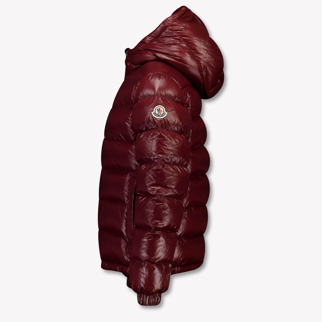 Moncler New Aubert Kinder Jongens Winterjas In Bordeaux