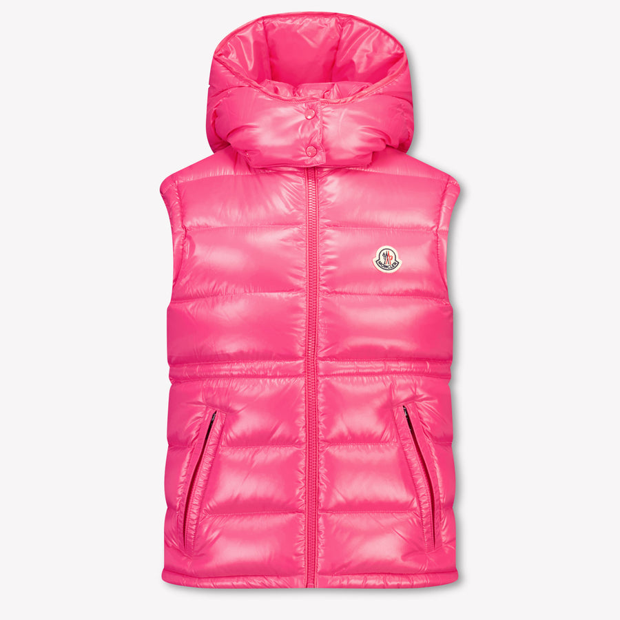 Moncler Ania Kids Girls Bodywarmer In Fuchsia