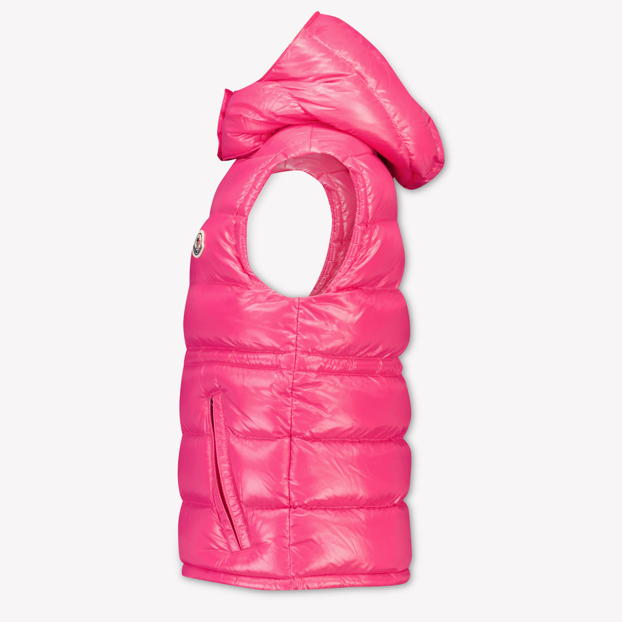 Moncler Ania Kids Girls Bodywarmer In Fuchsia