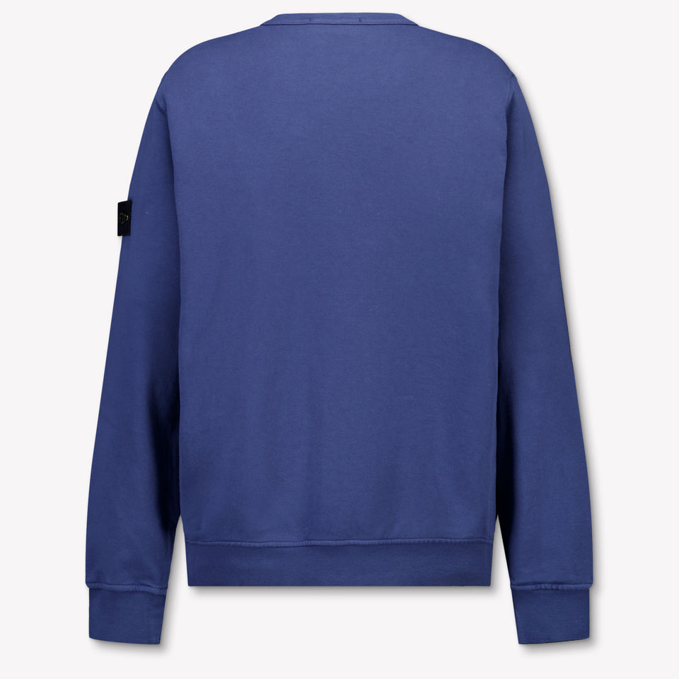 Stone Island Kids Boys Sweater In Blue
