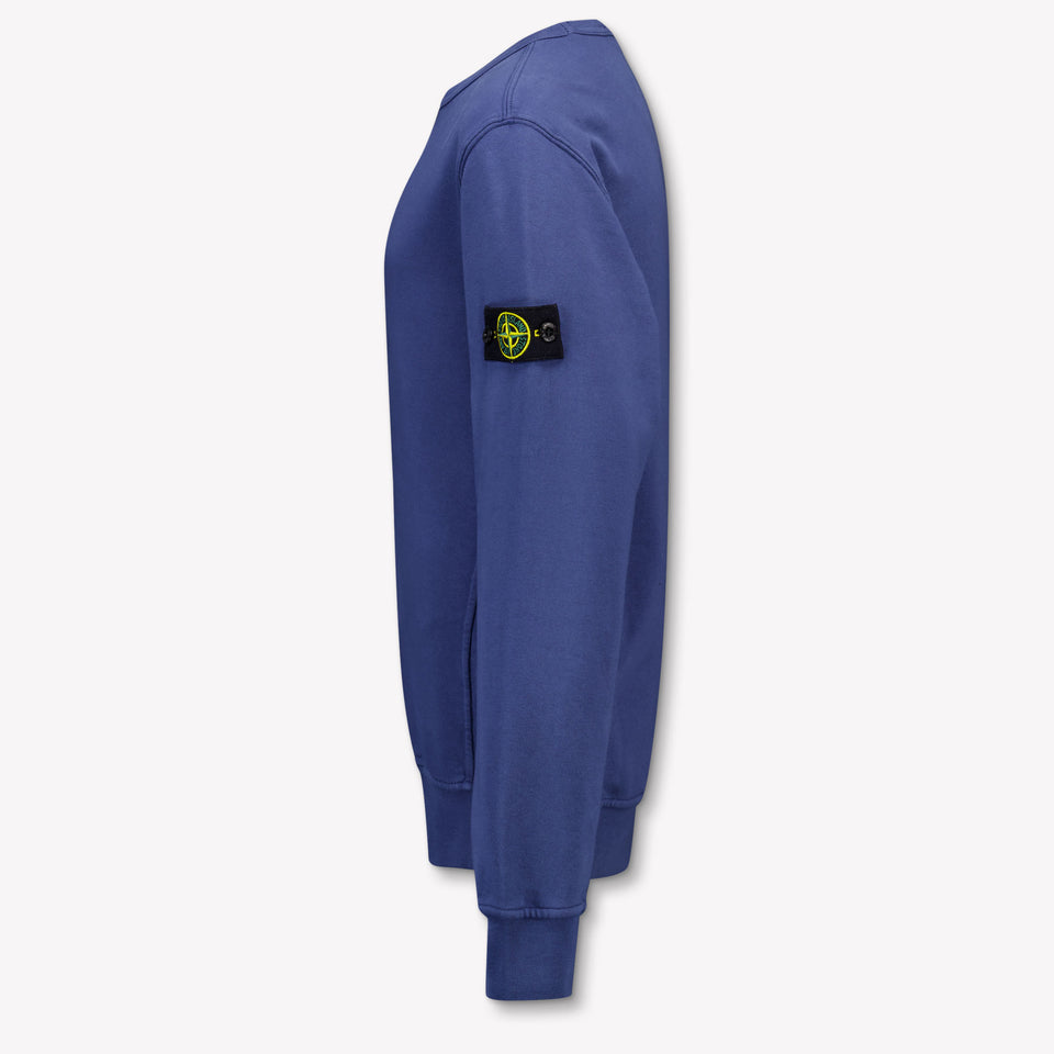 Stone Island Kids Boys Sweater In Blue