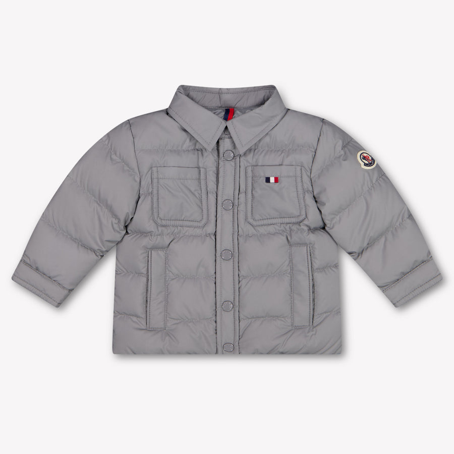 Moncler Kaelen Baby Boys Winter Jacket in Grey