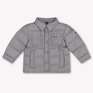 Moncler Kaelen Baby Jongens Winterjas In Grijs