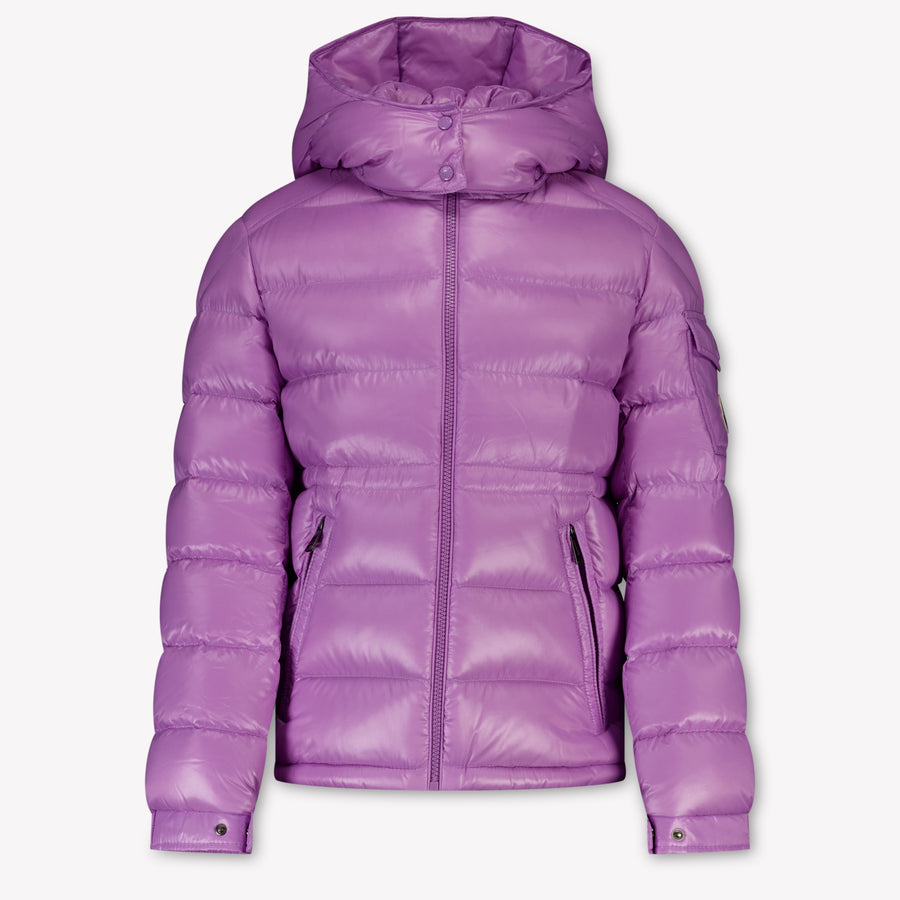 Moncler Maire Girls Winter Jacket in Purple