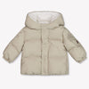 Moncler Jareth Baby Unisex Jackets In Beige