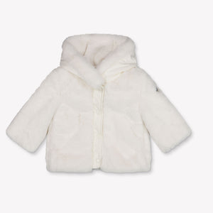 Moncler Viona Baby Girls Jackets In OffWhite