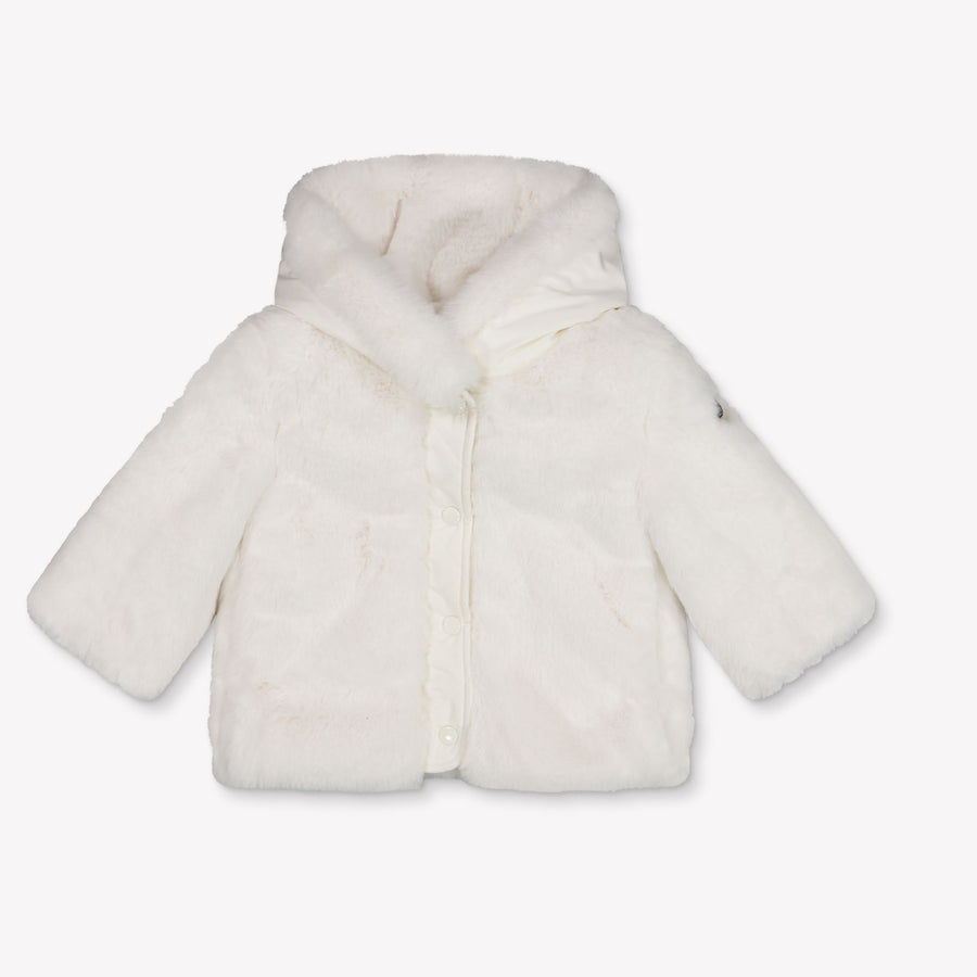 Moncler Viona Baby Girls Jackets In OffWhite