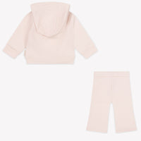 Moncler Baby Meisjes Joggingpak In Licht Roze
