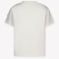 Moncler Kinder Jongens T-Shirt In Wit