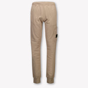 Stone Island Kids Boys Pants In Light Gray