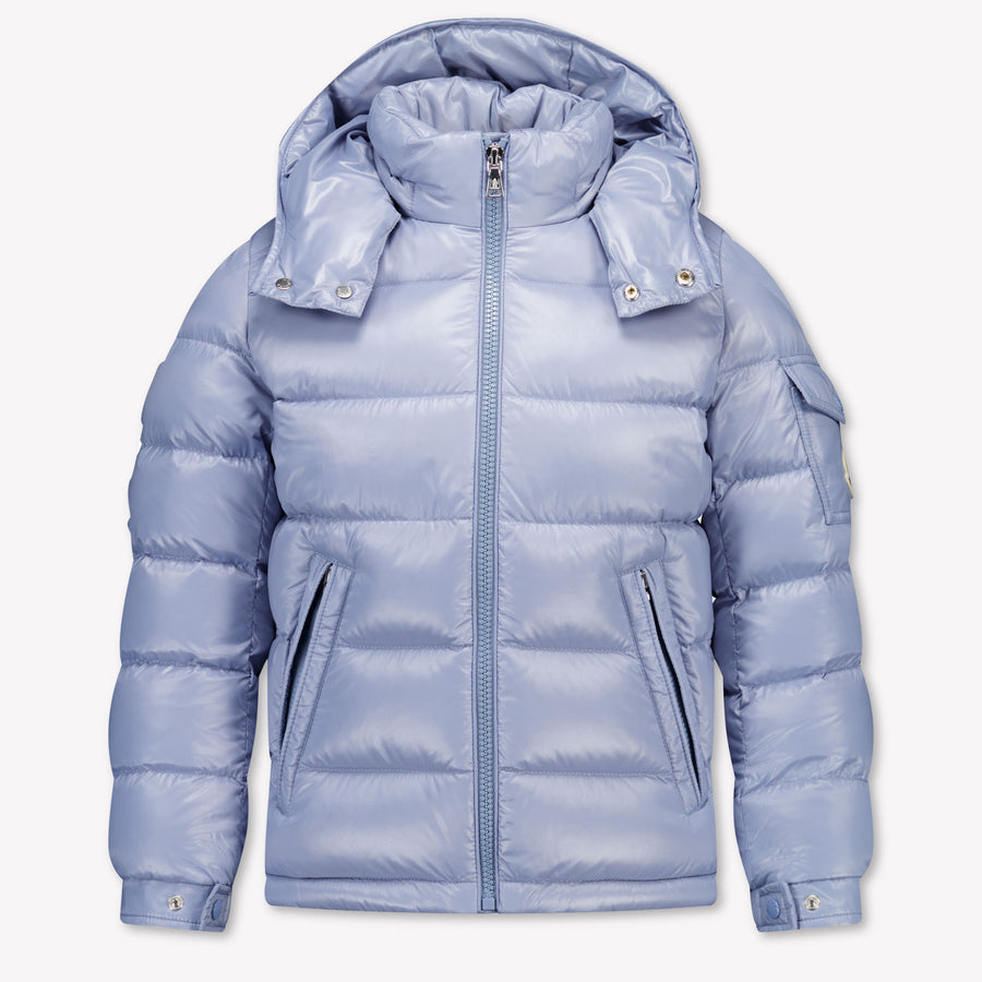 Moncler New Mayan Kids Boys Jackets In Light Blue