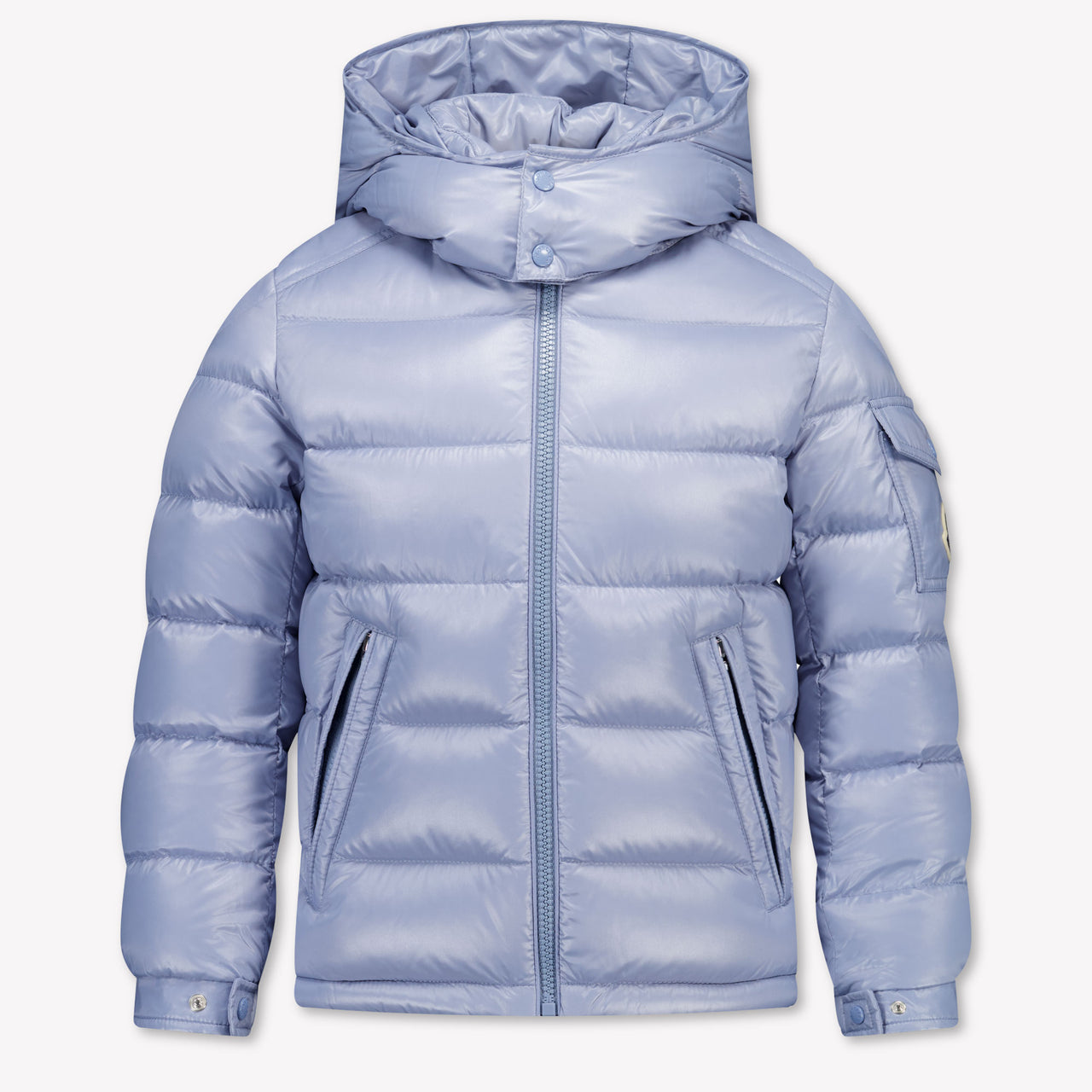 Moncler New Mayan Kids Boys Jackets In Light Blue