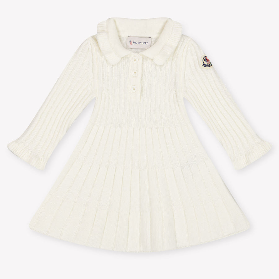 Moncler Baby Girls Dress in Off-White