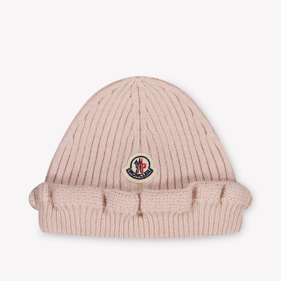 Moncler Baby Meisjes Muts In Licht Roze