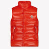 Moncler Tib Kids Boys Bodywarmer In Orange
