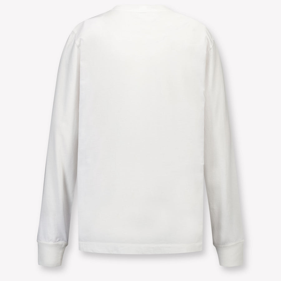 Stone Island Kids Boys T-Shirt In White