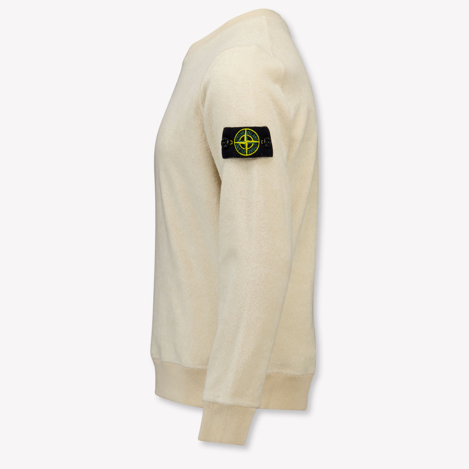 Stone Island Kinder Jongens Trui In Off White
