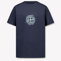 Stone Island Kids Boys T-Shirt In Navy