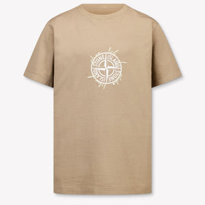 Stone Island Kids Boys T-Shirt In Light Gray