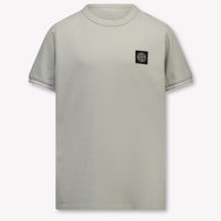 Stone Island Kids Boys T-Shirt In Light Gray