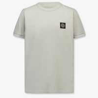 Stone Island Kids Boys T-Shirt In Light Gray