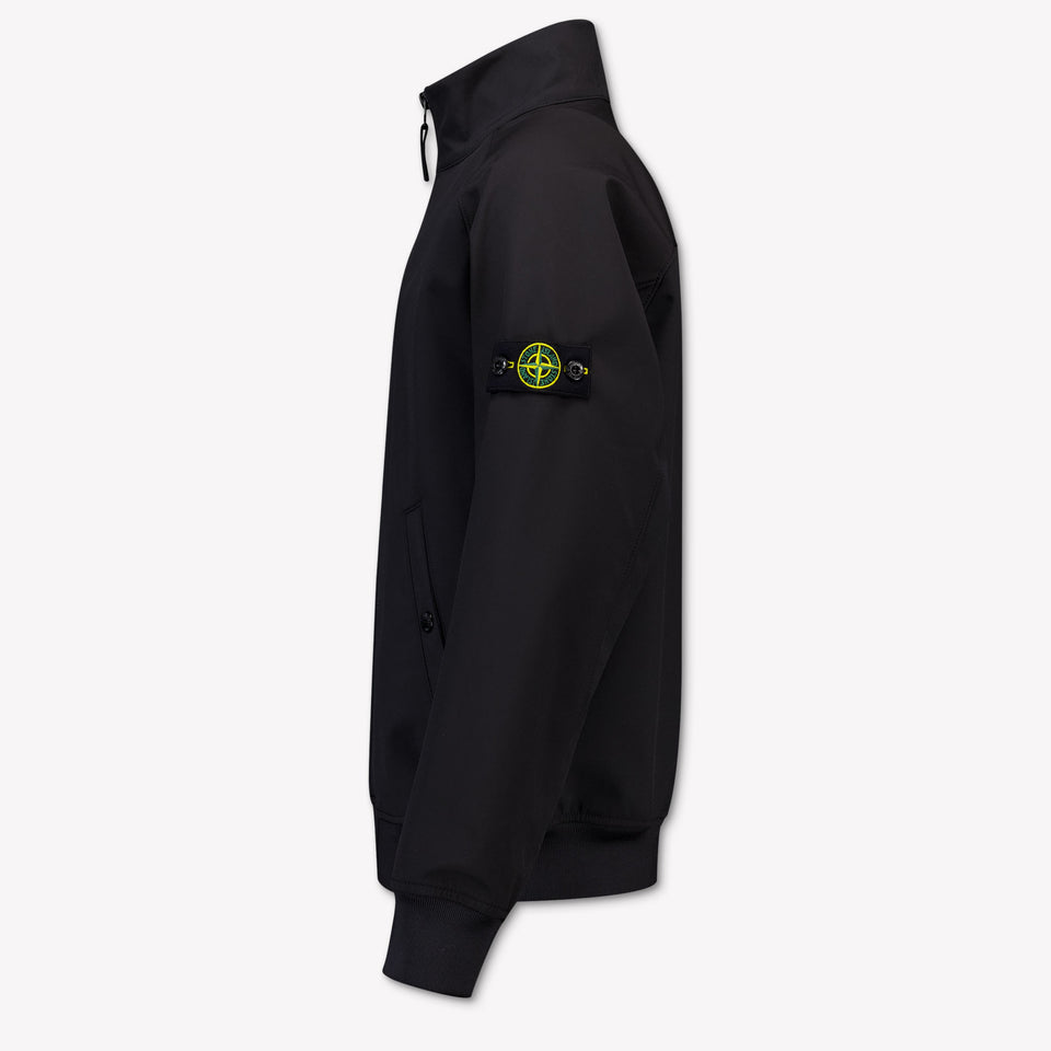 Stone Island Kinder Jongens Tussenjas In Zwart
