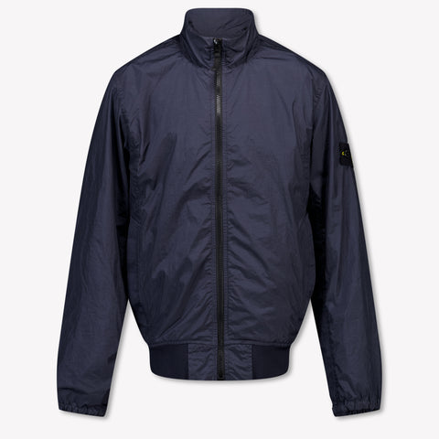 Stone Island Kinder Jongens Zomerjas In Navy