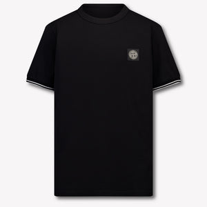 Stone Island Kids Boys T-Shirt In Black