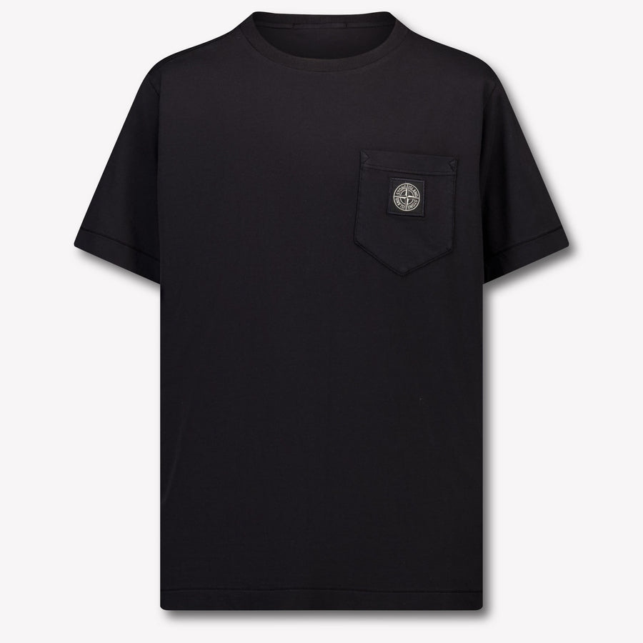 Stone Island Boys T-Shirt in Black