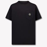 Stone Island Kids Boys T-Shirt In Black