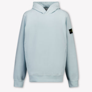 Stone Island Kids Boys Sweater In Light Blue