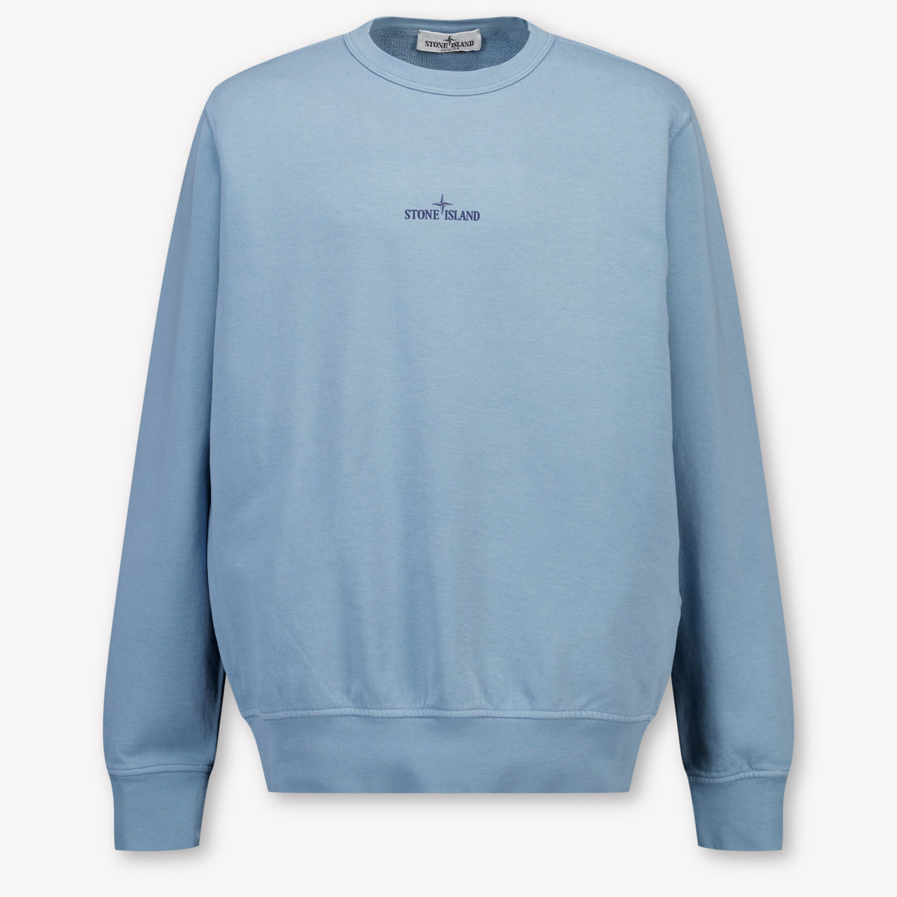 Stone Island Kids Boys Sweater In Light Blue