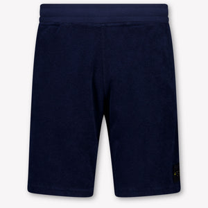 Stone Island Kids Boys Shorts In Blue