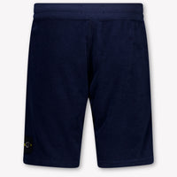 Stone Island Kids Boys Shorts In Blue