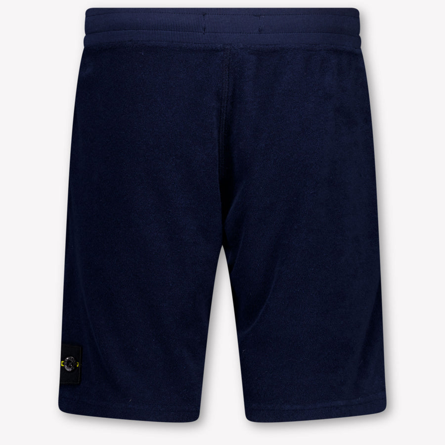 Stone Island Kids Boys Shorts In Blue