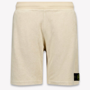 Stone Island Kids Boys Shorts In OffWhite