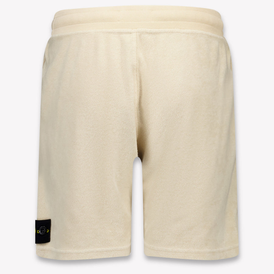 Stone Island Kids Boys Shorts In OffWhite