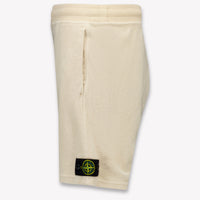 Stone Island Kids Boys Shorts In OffWhite