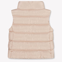 Moncler Ghany Baby Girls Bodywarmer In Light Pink