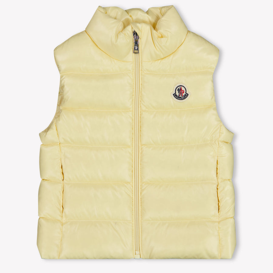 Moncler Ghany Baby Girls Gilet in Yellow