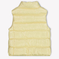 Moncler Ghany Baby Girls Bodywarmer In Yellow