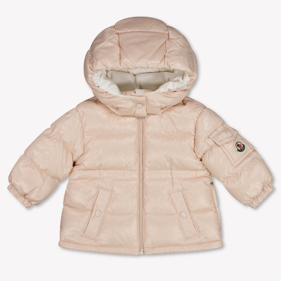 Moncler Maire Baby Girls Winter Jacket in Light Pink