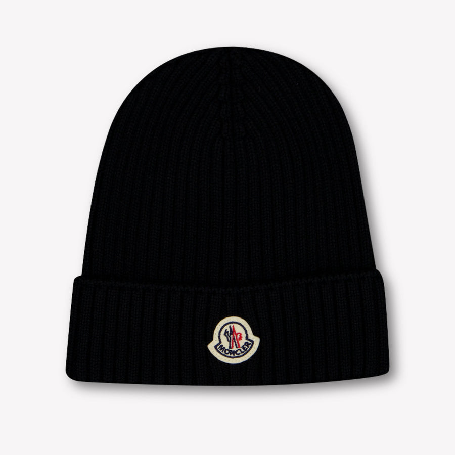 Moncler Kids Boys Hat In Black