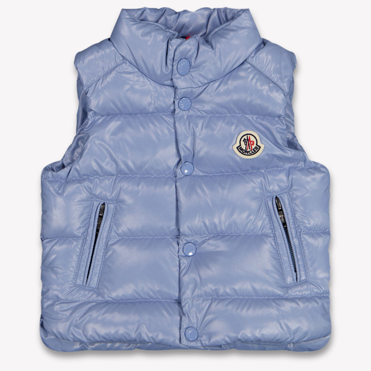 Moncler Bernard Baby Boys Bodywarmer In Light Blue