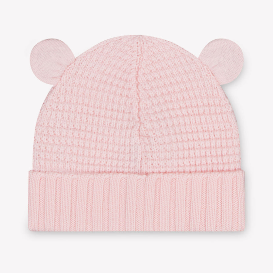 Moncler Baby Unisex Hat In Light Pink